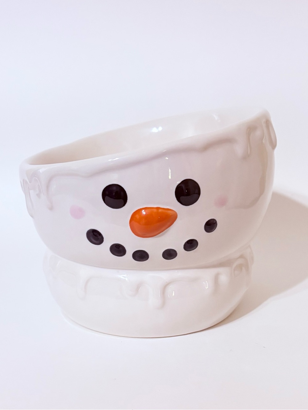 Rae Dunn Snowman Dish